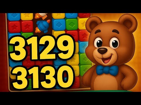 Toy Blast Levels 3129 & 3130 – No Boosters! Double Win Back to Back!