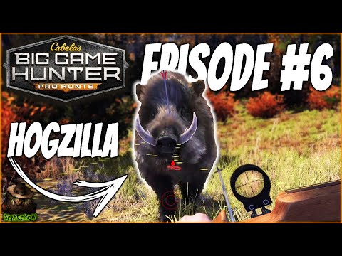 We Bow Hunted HOGZILLA To Unlock The Next Region! Cabelas Big Game Hunter Pro Hunts Episode 6
