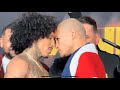 SCRAPPY RAMIREZ goes NOSE-TO-NOSE in HEATED WEIGH IN with DAVID JIMENEZ at HANEY-GARCIA