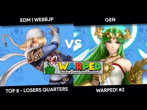 Warped! #2 - WebbJP (Sheik) vs Gen (Palutena) - Top 8 - Losers Quarters