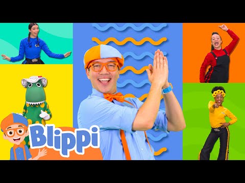 Blippi Wiggle ft. THE WIGGLES! | Blippi BEST HITS COMPILATION 🎶| Educational Songs For Kids