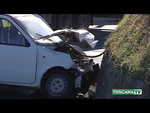 2019-01-15 VAIANO - ANZIANI CONIUGI MORTI IN SCONTRO TRA AUTO E CAMION
