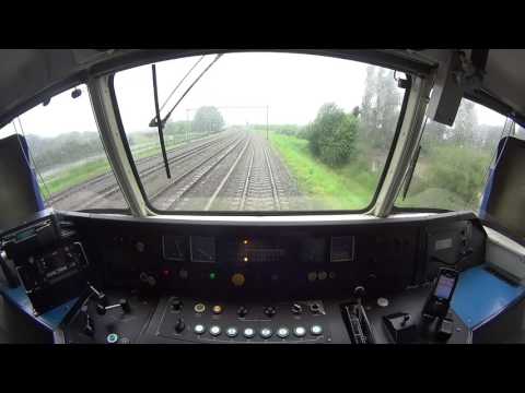 Real Train Driver's View SGM Amsterdam - Haarlem - Alkmaar 2016