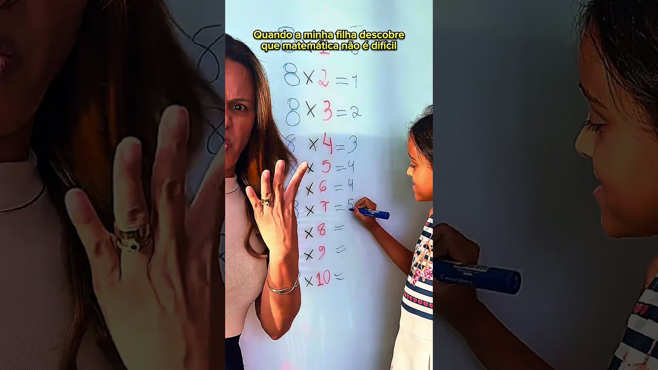 Quando minha mãe descobre que matemática não é difícil