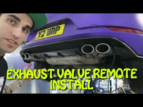 APR Exhaust Valve Remote Install  - Golf R mk7/Audi S3