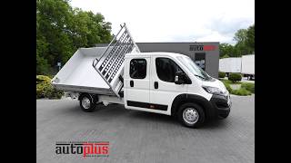 Camion-benne < 3.5t Peugeot BOXER THREE-WAY TIPPER DOUBLE CABIN DOKA 7 SEATS LED LIGHTS AIR | Image 4 - Autoline