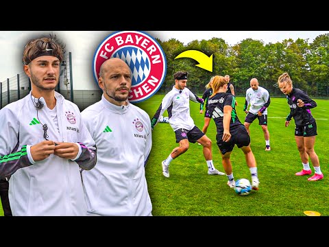 WIR TRAINIEREN mit der FC BAYERN FRAUEN-MANNSCHAFT!