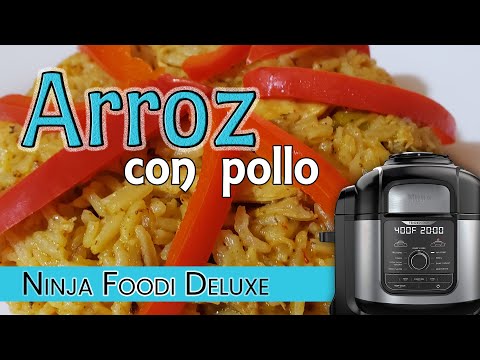 🔴 Arroz amarillo con Pollo en la Ninja Foodi