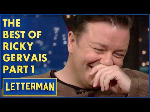 The Best Of Ricky Gervais, Part 1 | David Letterman