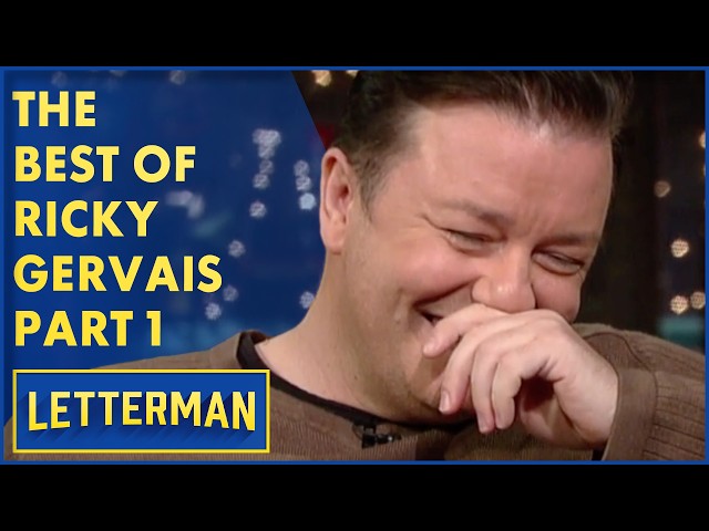The Best Of Ricky Gervais, Part 1 | David Letterman SDDEFAULT Thumbnail