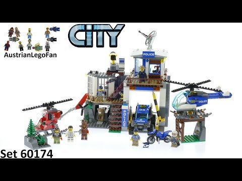 Vidéo LEGO City 60174 : Le poste de police de montagne