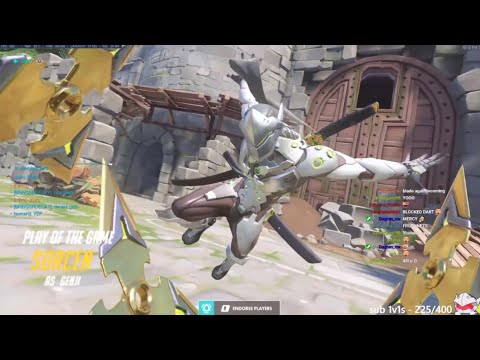 Overwatch Fastest Genji God Necros Goes Insane -POTG-