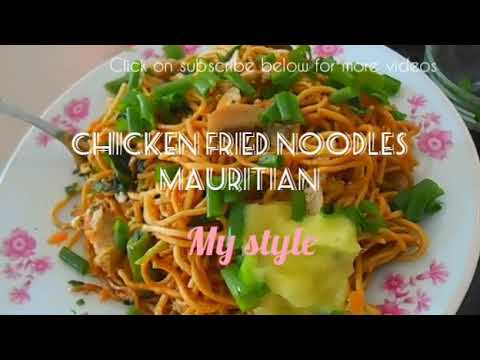 Mauritian Chicken Fried Noodles |Less Oily In My Style|