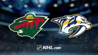 Rinne's 31-save shutout leads Preds past Wild, 3-0