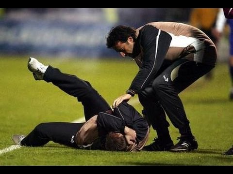 The firework scandal Aue - Energie Cottbus 2nd issue 2004/2005