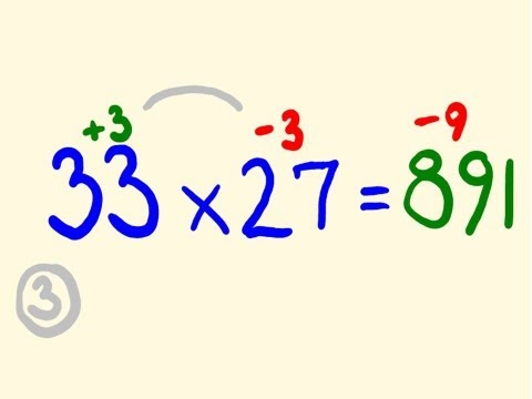 Fast Mental Multiplication Trick - Multiply in your head using base 20 and 30