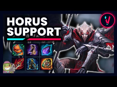 HORUS COMPLETELY DESTROYS SMITE GAMES | HORUS SUPPORT PLAY-BY-PLAY | SMITE 10.7