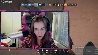 Kitty On rainbow Six Siege - Stream highlights #5