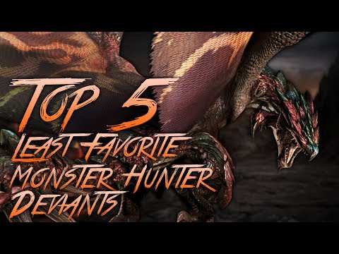 Top 5 Least Favorite Monster Hunter Deviants