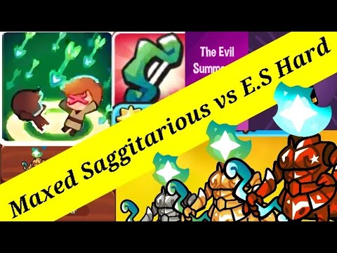 Maxed Out Zodiac Monster Sagittarius vs The Evil Summoner Hard | Summoner's Greed