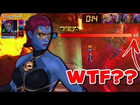 wow mystique is not fun to play (first impressions) - Marvel Future Fight