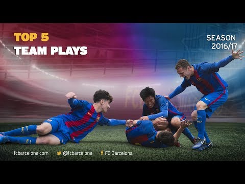 The Barça Academy's Top 5 team goals in the 2016/17 season