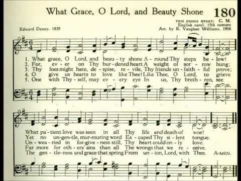 What Grace, O Lord, and Beauty Shone (This Endris Nyght)