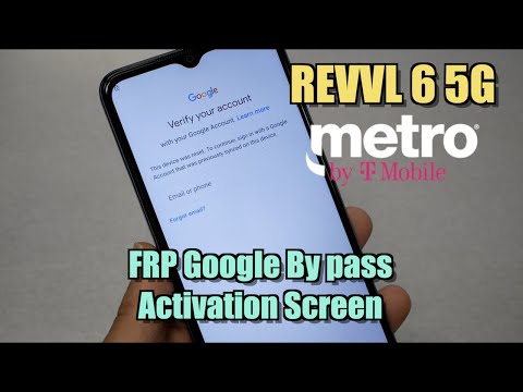 T MOBILE REVVL 6 5G How to by Pass google activation FRP NO PC For metro by T-mobile