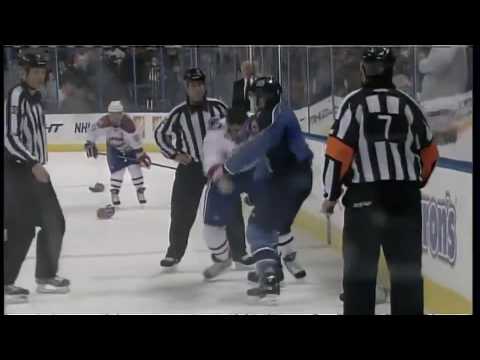 Maxim Lapierre vs Zach Bogosian Dec 12, 2009