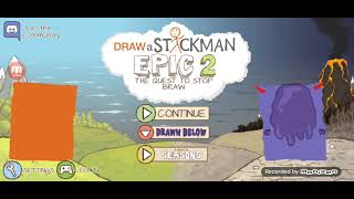 Draw a Stickman Epic 2 Drawn Below Speedrun But Without Leave Pencil Part 2