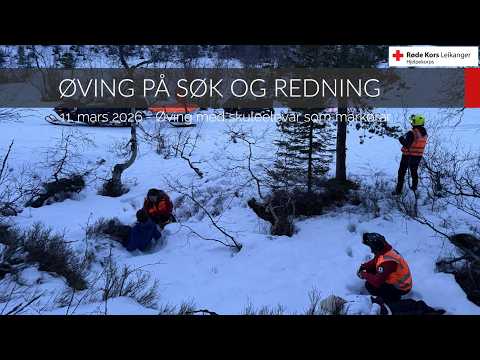 Øving på søk og redning
