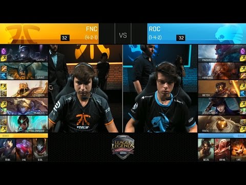 ROC vs FNC Game 2 Highlights - ROCCAT vs FNATIC EU LCS Week 4 Summer 2016