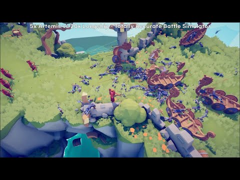 5x Artemis vs Every Units or Gods   Totally Accurate Battle Simulator
