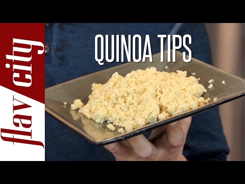 How To Make Perfect Quinoa - Recipe For Quinoa - FlavCity with Bobby