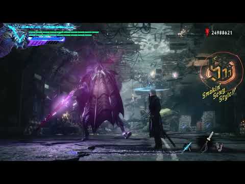 DMC 5 Vergil vs Cavaliere Angelo _DMD_ no damage [BP taunt finish]