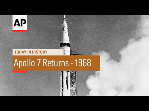 Apollo 7 Returns to Earth - 1968 | Today In History | 22 Oct 17