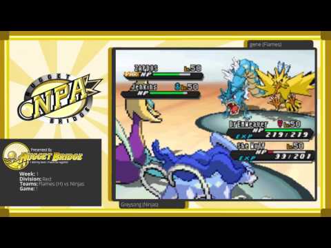 NPA Season 2 Week 1 - Greysong (Fuchsia Ninjas) vs gene (Fallarbor Flames) Game 1