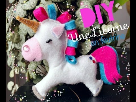 DIY: Réaliser une Licorne en feutrine🦄