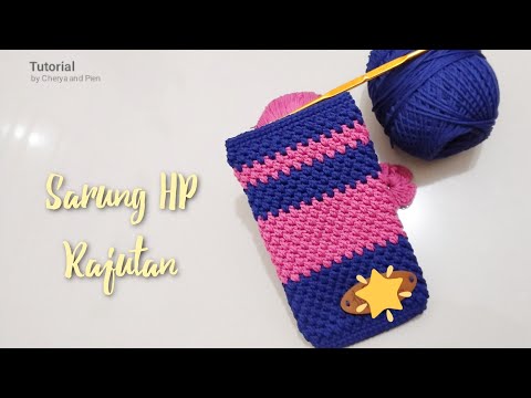 Tutorial Dompet Rajut Terbaru Furing Sederhana Crochet Purse Part 2