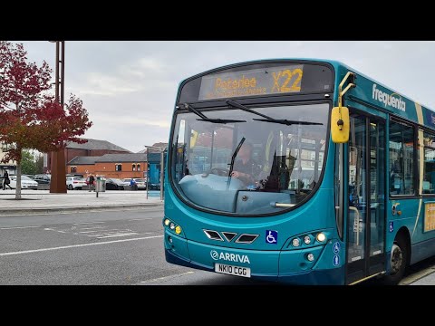🚍*Monster* Arriva North East 1458 NK10 CGG Pulsar on Service X22