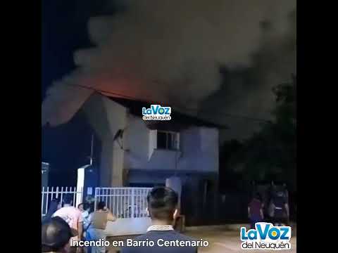 La Voz TV - Incendio Barrio Centenario de Plaza Huincul 