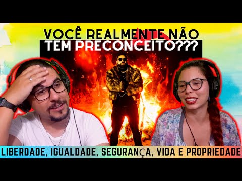 Roqueiros reagindo a RAP - ARTIGO 5° - Eco na casa dos mortos [Primeira Reação Vida Sem Trilhos]