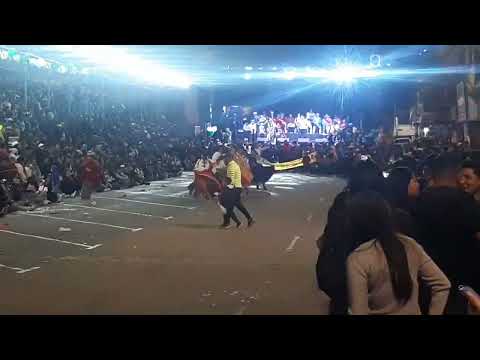 Desfile de comparsas nocturnas en Chillanes, Prov. Bolivar,  Ecuador | Carnaval 2025 