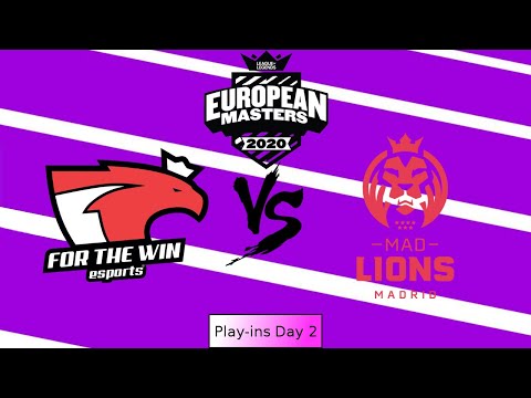 For The Win vs MAD Lions Madrid Highlights | EU Masters Spring Play-ins Day 2