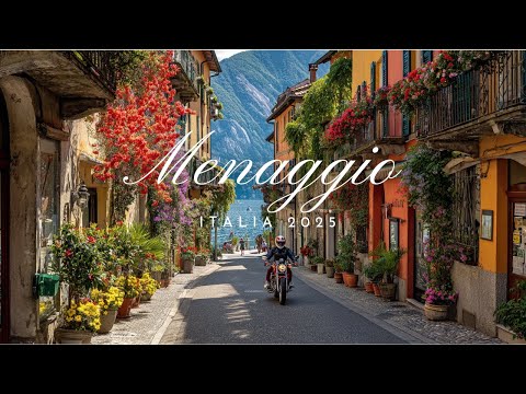4K Walk by Lake Como`s Most Magical Town - Menaggio, Italy 🇮🇹
