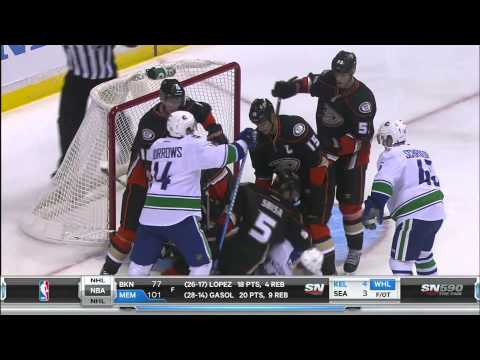 Canucks/Ducks Post-Game 01/25/13 [HD]