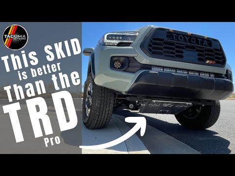 A Major Upgrade to the TRD Pro Skid Plate - CaliRaised Full Install Video, How to Toyota Tacoma