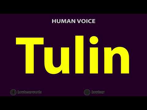 How To Pronounce Tulin