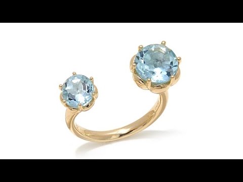 Technibond Double Gem Wrap Ring