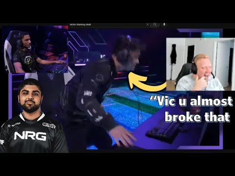 NRG Ardiis & CHET Mocking VICTOR for almost BREAKING his DESK in VCT Masters vs LOUD